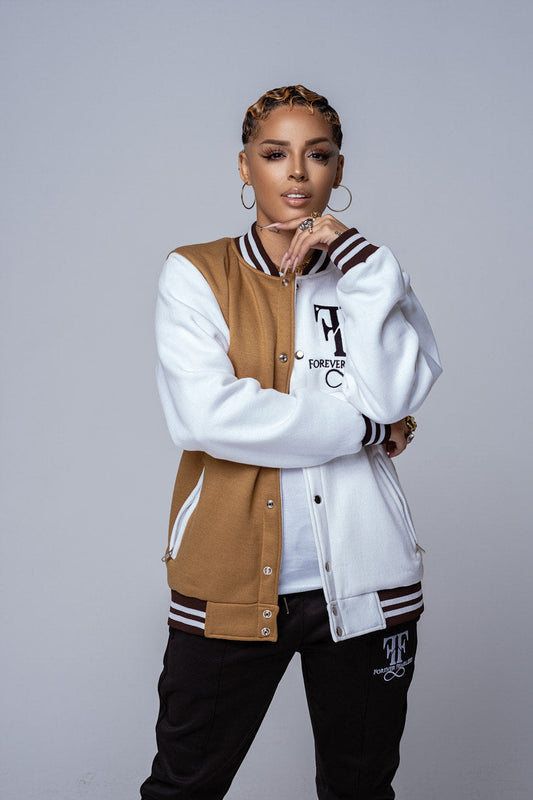 Two-Tone Titan Varsity Jacket