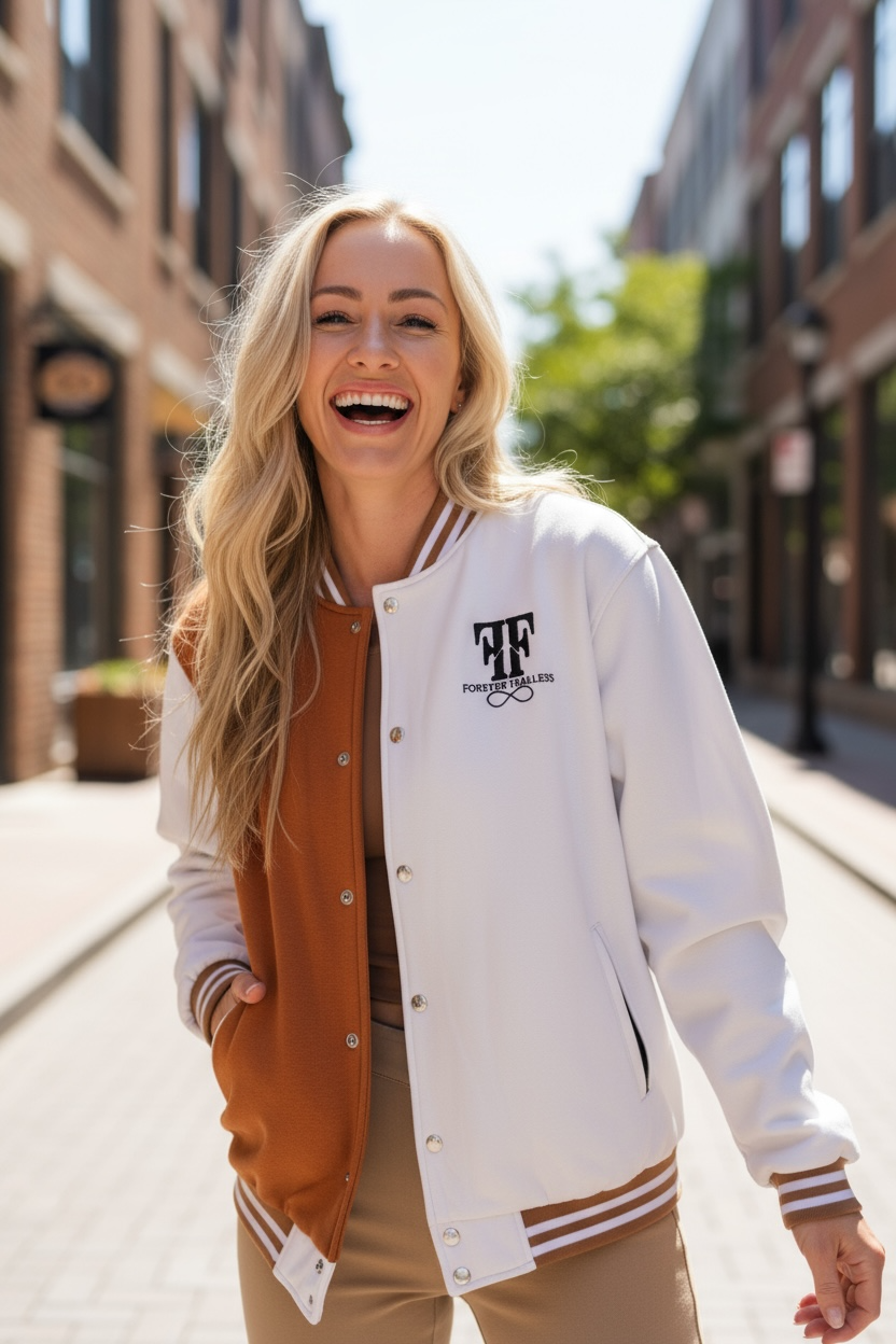 Two-Tone Titan Varsity Jacket